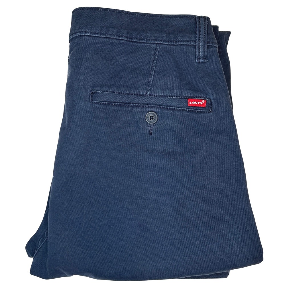Levi's XX Chino 30x29 Mens Navy Blue Standard Taper Stretch Pants 85226-0052